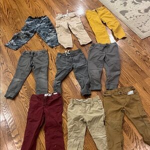 9 pairs of casual 4t pants